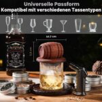 ComboJoy Whiskey Smoker Kit mit 6 Holzaromen – Premium Cocktail-Räucher-Set für Zuhause – Bild 3