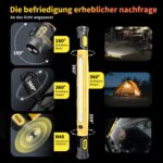 MechaniLite Werkstattlampe 3000 Lumen – LED Arbeitsleuchte mit Akku, Magnet & USB-C – Bild 4