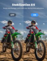 Apexcam X80Pro 4K60 Action Cam 64MP – Doppelbildschirm & 40m Wasserdicht – Bild 3