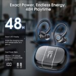 Csasan Bluetooth 5.3 Sport-Earbuds mit Ohrbügel – 48h Akku, IPX7 wasserdicht, 4 ENC Mikrofone – Bild 5