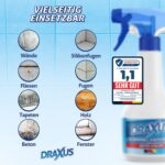 DRAXUS Profi Schimmelentferner 2er-Set – Hocheffektives Spray mit Aktiv-Chlor & Hafteffekt – Bild 5