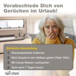 bio-chem Grauwassertank Zusatz Konzentrat 2x1L – Chlorfreier Tank-Reiniger für Wohnmobile – Bild 3