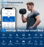 GE Körperfettwaage Digital – 14 Körpermasse mit Bluetooth & App für präzises Fitness-Tracking – Bild 3