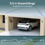 dé Mobile Wallbox 11kW mit APP – intelligente EV-Ladestation 5,5m Typ 2 Kabel – Bild 4