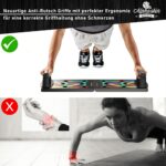 ALPHASKIN Liegestützbrett Set mit ergonomischen Griffen – 12-in-1 Push Up Board für Zuhause – Bild 3