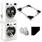 NIUXX Universales Stapelset für Waschmaschine & Trockner 46–66 cm – Platzsparend & Sicher