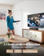 ULTIMEA Poseidon M20 Pro 2.1 Soundbar – 132W All-in-One System mit Bluetooth 5.4 – Bild 2