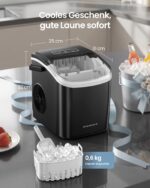 SONGMICS Eiswürfelmaschine XZB001B1EU – 12 kg/24h mit Selbstreinigung & 2 Würfelgrössen – Bild 7