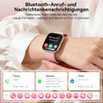 Mingtawn Smartwatch Damen 1.83" HD mit 7 Armbänder – Fitness Tracker mit Bluetooth-Anruf & SpO2 – Bild 4