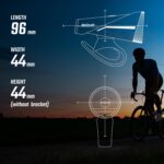 SIGMA Aura 100/Blaze Link Fahrradlicht Set – 100 Lux Frontlicht mit Bremsfunktion – Bild 4