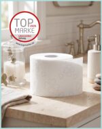 Glücksblatt Toilettenpapier 75er Box, 3-lagig – Premium Klopapier aus Deutschland – Bild 3