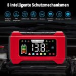 HAUSPROFI 15A Autobatterieladegerät 12V/24V – Intelligentes Schnellladen mit Reparaturfunktion – Bild 4