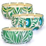 280 Std Citronella Kerze Outdoor XXL – 3er Set mit Sojawachs & Bio-Baumwolle