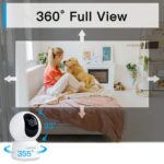 LAXIHUB Hundekamera 3MP HD mit Nachtsicht, 2-Wege-Audio & Bewegungserkennung – WLAN Haustierkamera – Bild 2