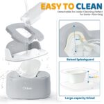 Orzbow 3-in-1 Kindertoilette mit Tritthocker – Verstaubar & Sicher für Sauberkeitserziehung – Bild 4