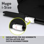 Lionelo Hugo i-Size Kindersitz Gruppe 2/3 (100–150 cm) – R129 zertifiziert mit ISOFIX – Bild 4