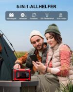 GOOLOO A3 Starthilfe Powerbank 3000A mit Luftkompressor 150PSI – Auto Jump Starter für 12V Fahrzeuge – Bild 4