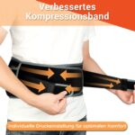 Comfytemp Wärmegürtel 155x20cm mit Vibrationsmassage & Akku – Kabellos für Rücken – Bild 4