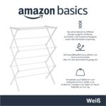 Amazon Basics Klappbarer Wäscheständer 106 cm – Platzsparend & Langlebig – Bild 4