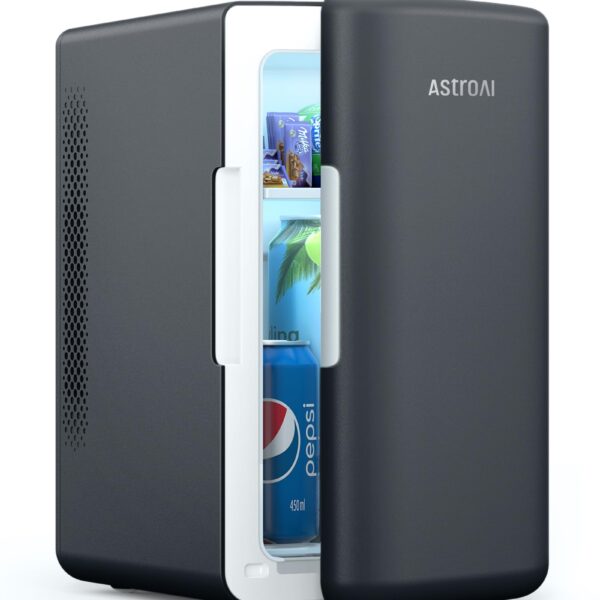 AstroAI Mini Kühlschrank 6L mit Kühl- & Heizfunktion – tragbar für Auto, Büro & Zuhause