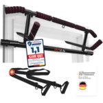 DH FitLife Klimmzugstange Türrahmen 70-92cm – Ohne Montage mit Schlingentrainer