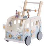 ROBOTIME Lauflernwagen Holz mit Aktivitätscenter – Montessori Baby Walker für 10 Monate bis 2 Jahre – Bild 9