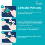 XCLIP Unterarm-Krückenhalter mit X-Design für 64-72 mm Umfang – Tragbare Halterung – Bild 8