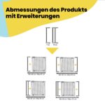 Safety 1st Flat Step Gate – Treppenschutzgitter ohne Bohren, 73–80 cm erweiterbar bis 101 cm – Bild 9