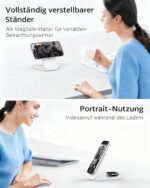 XNYAND 3 in 1 Ladestation – Magnetische Induktive Ladefläche für iPhone, Apple Watch & AirPods – Bild 3