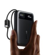 Baseus FC11 Powerbank 45W 20000mAh – Dual USB-C Kabel, Schnellladung für iPhone & Samsung