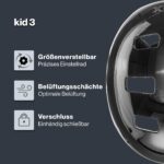 Uvex Kid 3 Fahrradhelm – Robuste Sicherheit mit individuellem Tragekomfort für Kinder – Bild 2