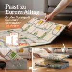 Laleni Krabbelmatte 120x150 cm – Wasserdichte Spielmatte Baby mit Wärmeschutz – Bild 5