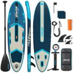 ALLPICK Premium SUP Board Set 320 cm – Aufblasbares Stand-Up-Paddleboard mit Kamerahalterung & Zubehör