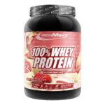 IronMaxx 100% Whey Protein 900g Strawberry White Chocolate – Muskelaufbau mit BCAAs & EAAs