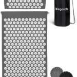 LifeGoods Akupressurmatte mit Kissen – Traditionelle Massagetherapie für Entspannung