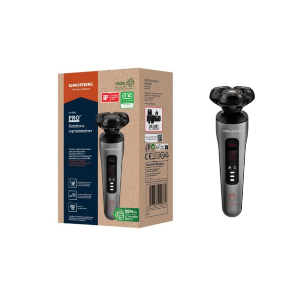 Grundig ProClub MS 8130 Herrenrasierer – BeardCare Sensor & Titanium Blades