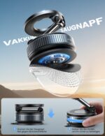 Lamicall MagSafe Autohalterung mit Vakuum-Saugnapf & 24 Magnete – 360° drehbar für iPhone – Bild 3