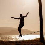 ALPIDEX Slackline 15 m Set mit Baumschutz – Balance-Training für Anfänger & Fortgeschrittene – Bild 7