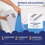 Gads Reise-Bettschutzgitter 2er-Set – Aufblasbare Bettbegrenzung für alle Matratzengrösseen – Bild 8