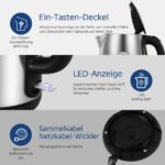Midea Wasserkocher 1.7L Edelstahl – 2200W Schnellkochfunktion mit Trockenlaufschutz – Bild 8