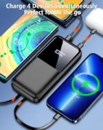 CFIAI Power Bank 26800mAh mit 22,5W Schnellladung – 4-in-1 Ladegerät für iPhone & Android – Bild 4