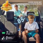 iClever BTH12 Kinder-Kopfhörer Blau mit LED-Leuchten – 85h Spielzeit & Lautstärkeschutz – Bild 2