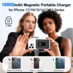 Vexnara MagSafe Power Bank 10000mAh – kabelloses Schnellladen für iPhone & Apple Watch – Bild 4