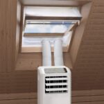 HOOMEE Fensterabdichtung für Mobile Klimageräte – Dachfenster bis 550 cm