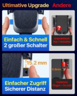 YRU Auto-Handyhalterung mit Vakuumsaugnapf & 360° Drehbar – Wackelfrei für iPhone & Samsung – Bild 7