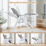 YOLEO Kinderhochstuhl 4in1 mit Spielbügel – mitwachsender Hochstuhl für Babys & Kleinkinder – Bild 5