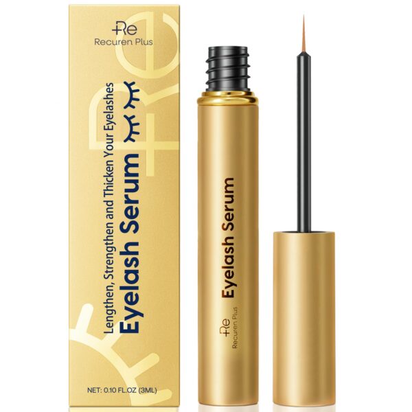 Recuren Plus Wimpernserum mit Peptiden & Biotin – Natürliches Wimpernwachstum ohne Hormone