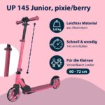 HUDORA Scooter Up 145 Junior – Höhenjustierbarer Kinder-Roller ab 3 Jahren bis 60 kg – Bild 2