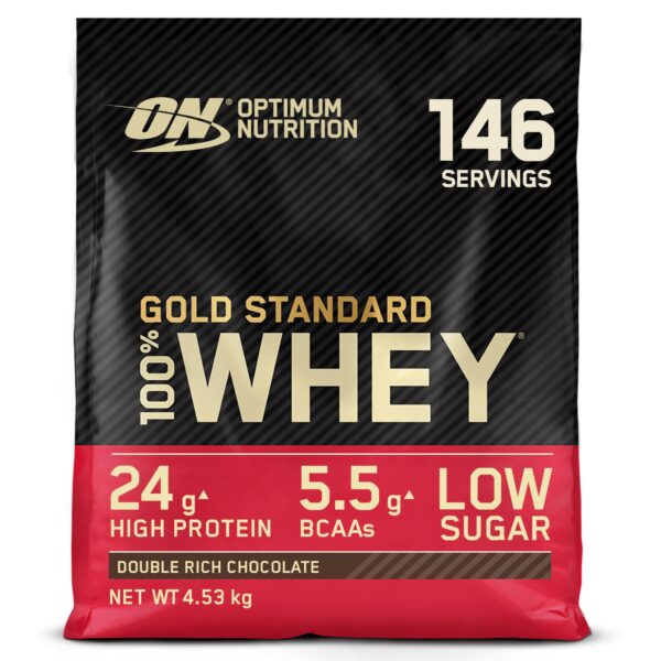 Optimum Nutrition Gold Standard 100% Whey 4.53kg – Proteinpulver Double Rich Chocolate