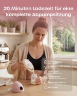 Nuliie JoyFlow Pro Tragbare Milchpumpe – Freihändig, leise & BPA-frei (2er-Pack) – Bild 7